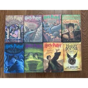 Harry Potter Complete Hardcover Series Set 1-7 + Bonus Cursed Child Book
